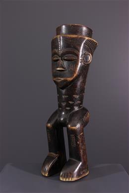 Arte tribal africana - Kuba Lele Tazza antropomorfa