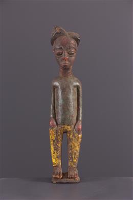 Arte tribal africana - Baule Blolo bian statuetta