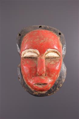 Arte tribal africana - Maschera policroma Nyamwezi
