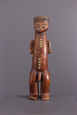 Arte tribal africana - Lwena Scatola