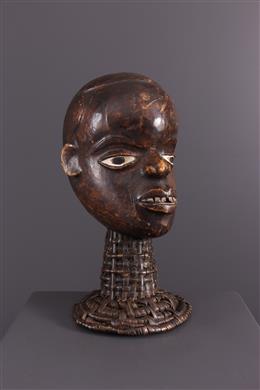 Arte tribal africana - Ekoi Maschera