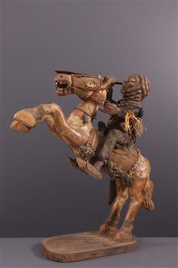 Arte tribal africana - Bamoun Cavaliere